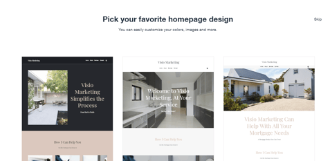 3 Home Pages