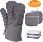 kitchen towels and oven mitts
