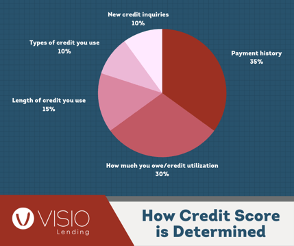 Credit Score Factors Infographic