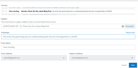 Subject Line