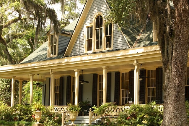 nice house with porch in front