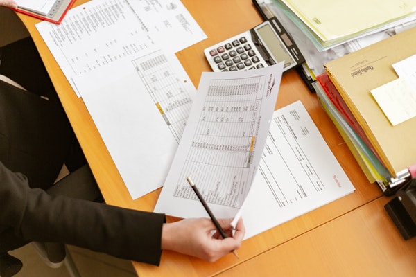 spreadsheets and calculator