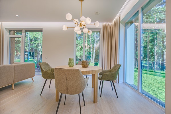 neutral table in house